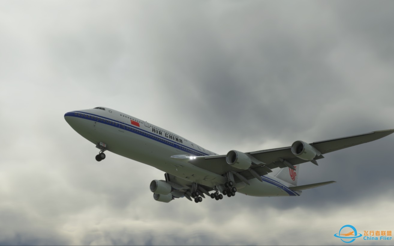 模拟飞行2020:业余玩家国航748降落北京首都-6698 