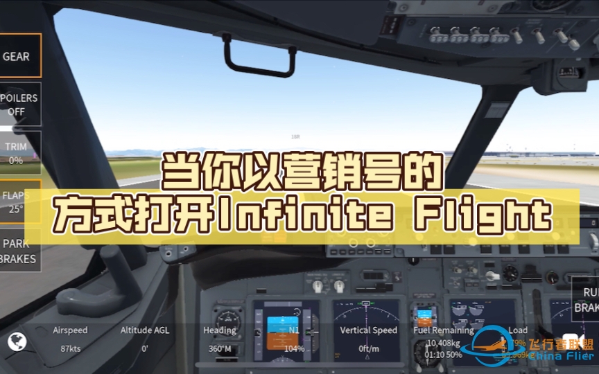 当你以营销号的方式打开Infinite Flight-6235 