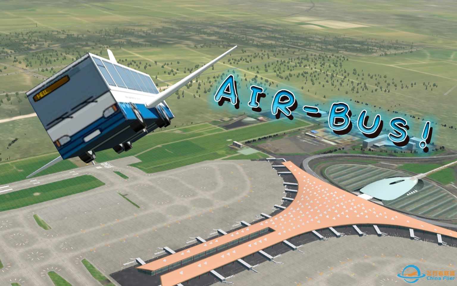 【XPLANE11】 Airbus=Air+bus？？？-8547 