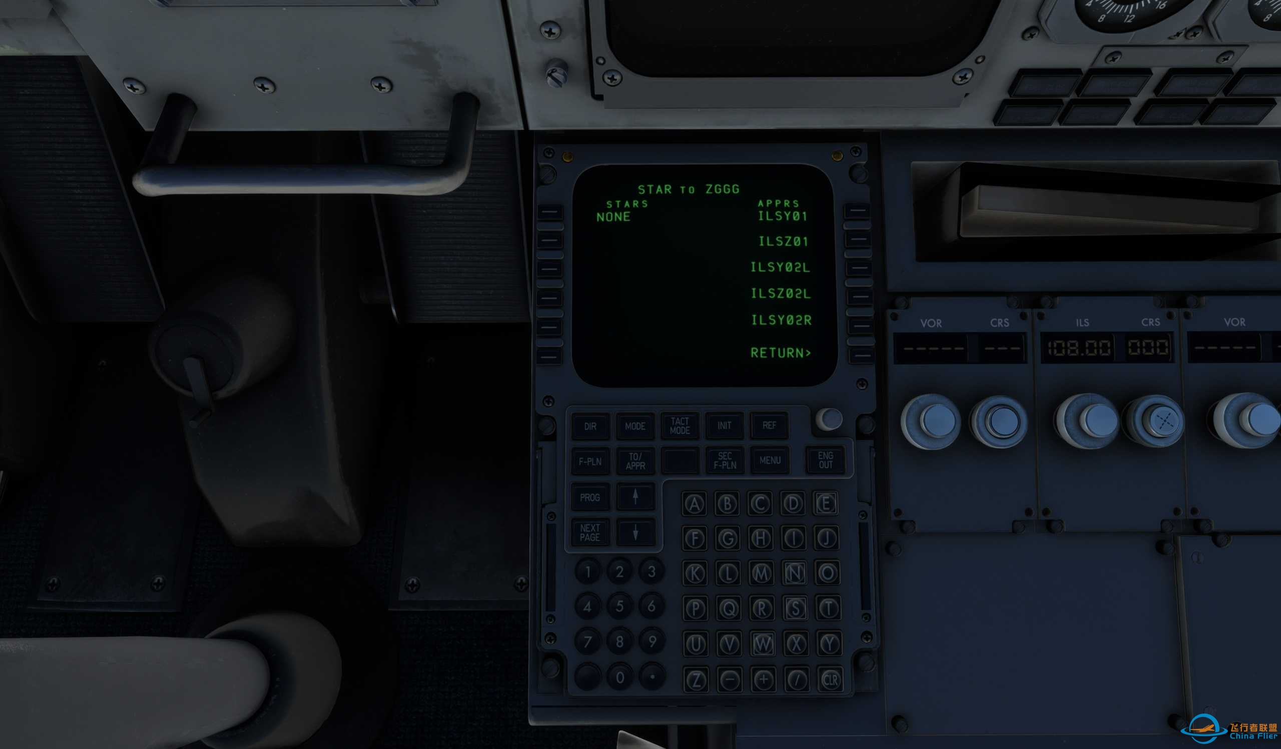 使用默认导航数据机模无法读取插件机场进场数据-9750 