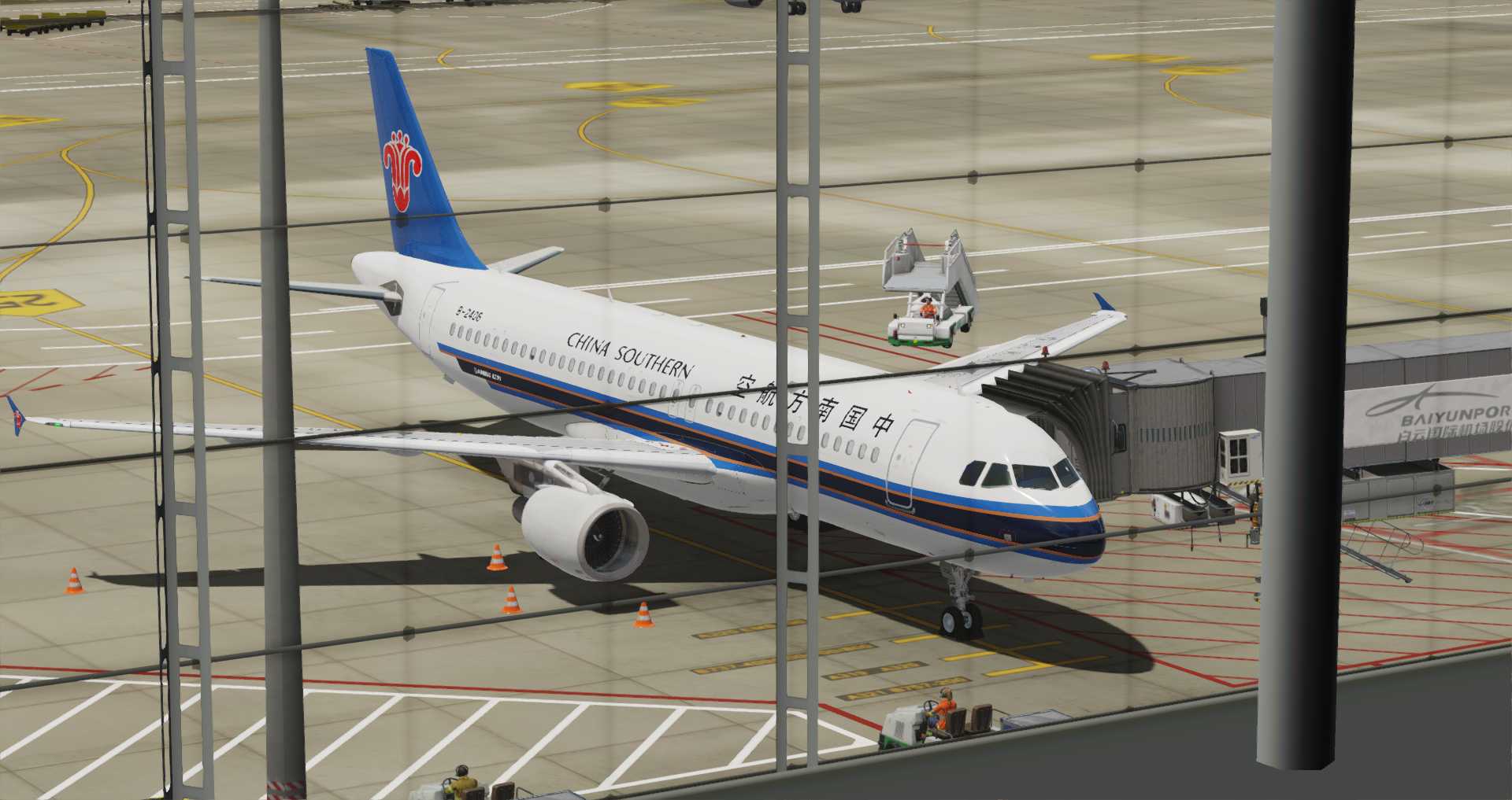 最近在学习A320，先从航线起落开始学（多渣图）-5565 