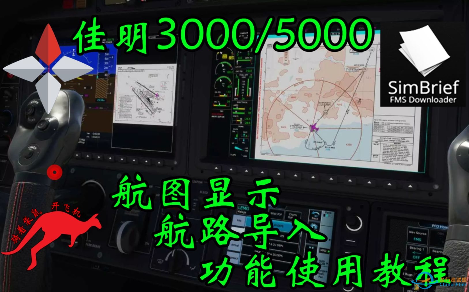 【模拟飞行2020】Navigraph小飞机航图插件重大更新 航图设置和航路导入快速教程-9226 