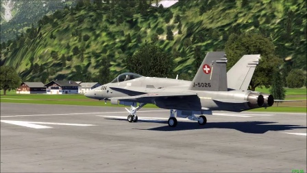aerofly FS Swiss F-18 short hop-3938 