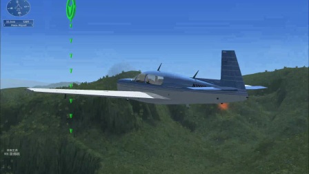 模拟飞行10摇杆飞机滑行与起飞-907 