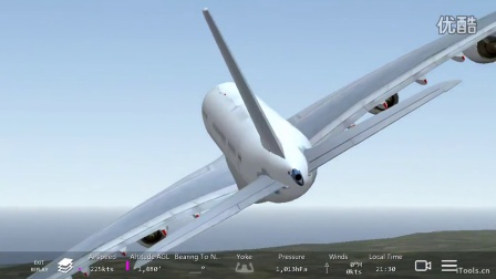 infinite flight A380首飞返航起落架故障安全着陆-6470 