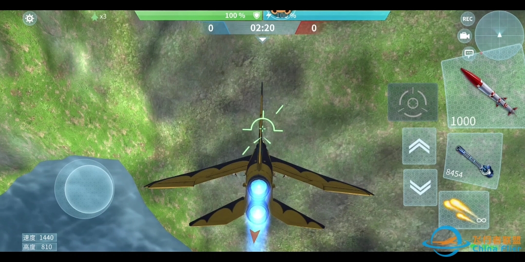 现代空战3D-B级飞轮大战创世神与斯王-5044 