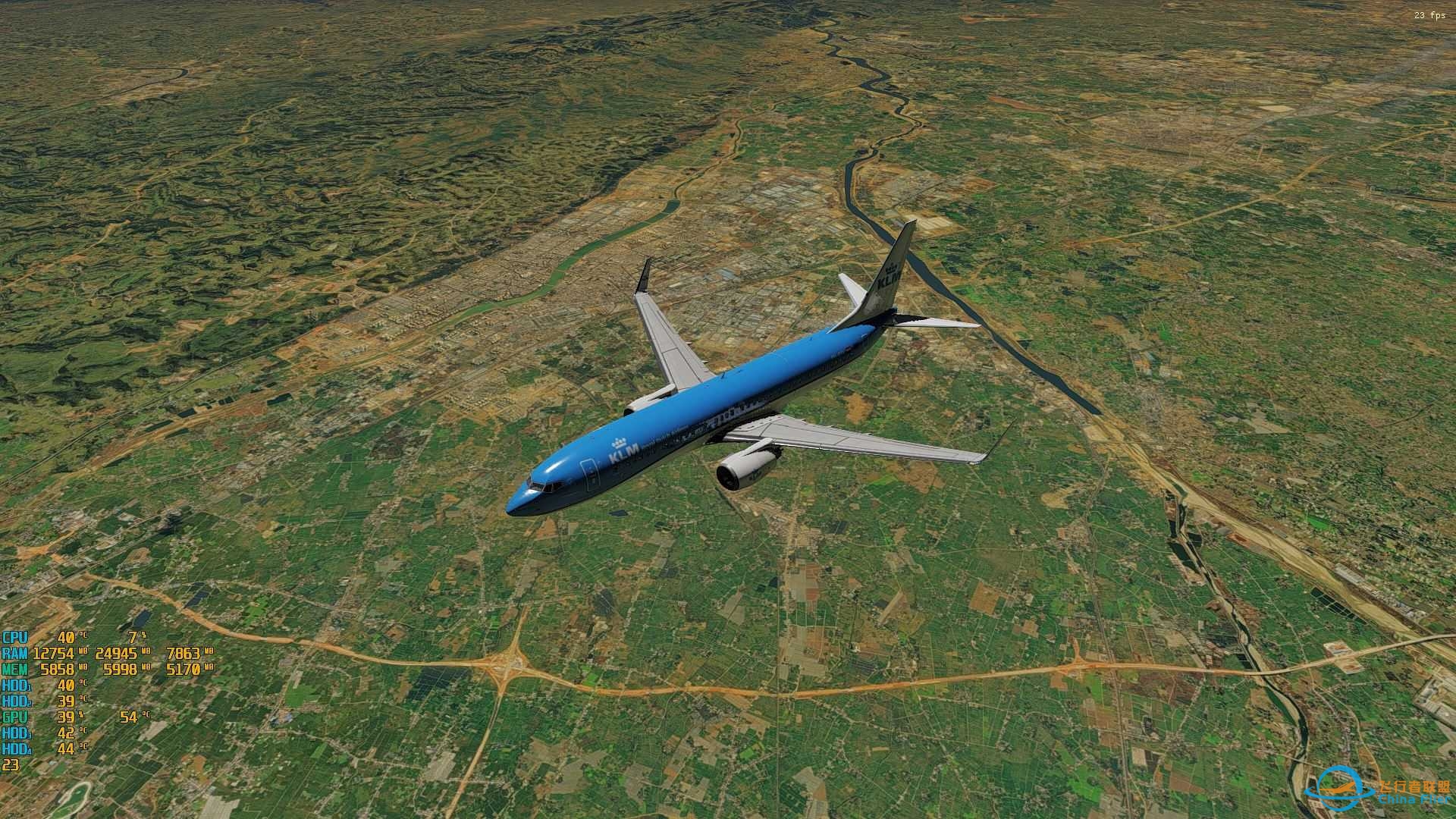 XP12去掉空中的反光效果后，感觉比XP11要好-9315 