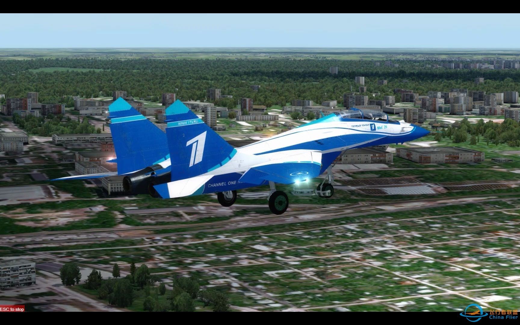 【Prepar3D落地】米格-29UB教练机落地莫斯科朱可夫司机机场-4456 