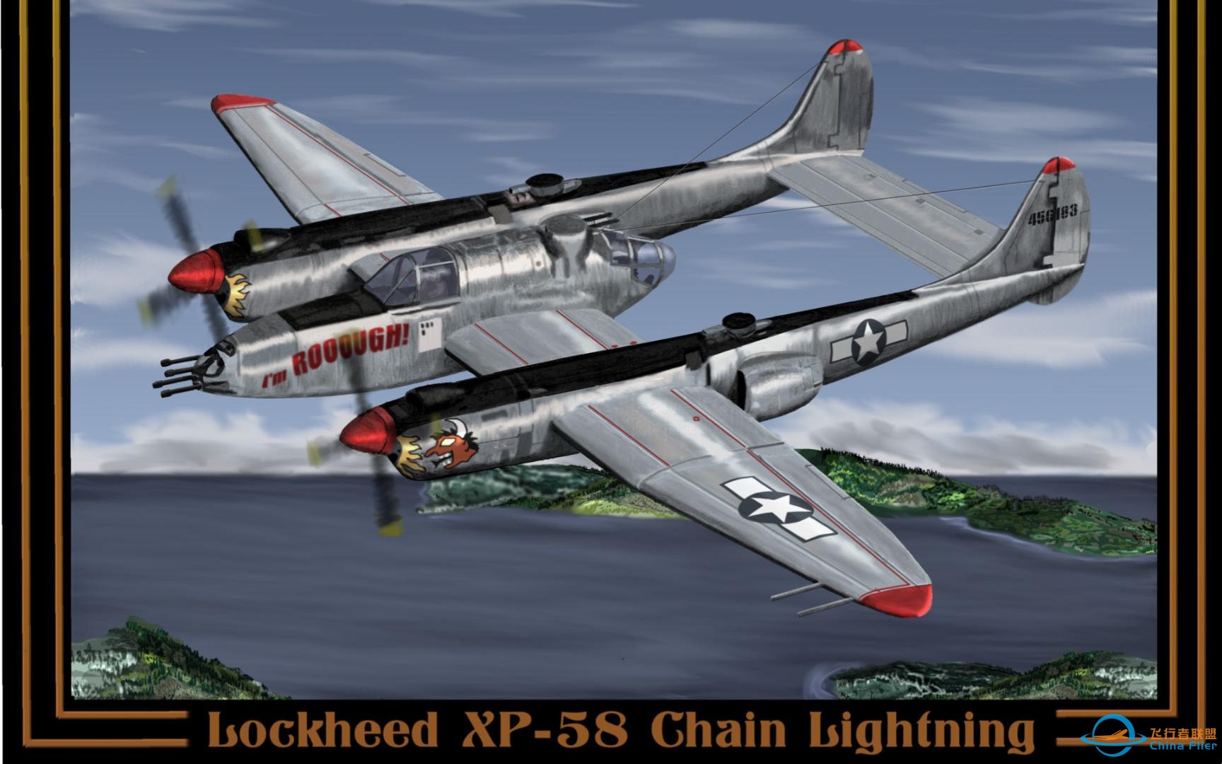 战机世界 米国战机 XP-58-1806 