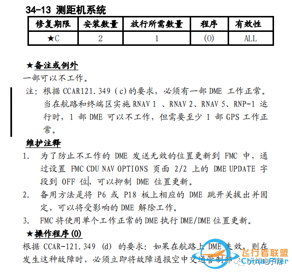 DME系统MEL34-13条款说明-2078 