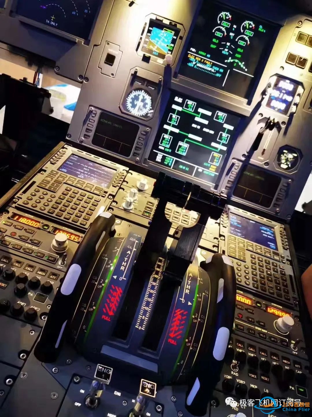 空客A320飞行模拟器出售,全新状态,1:1还原A320驾驶舱环境,适合科普教学!-8622 