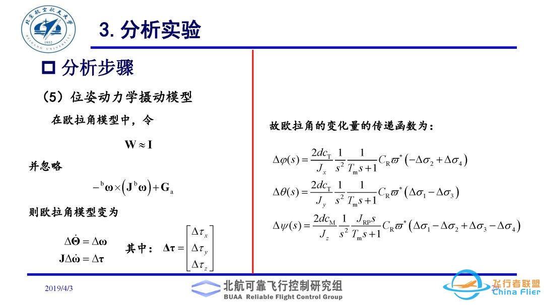 多旋翼飞行器理论与实践系列实验之实验二. 多旋翼飞行器动态模型建立实验-3435 