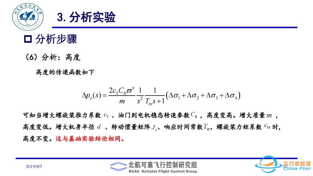 多旋翼飞行器理论与实践系列实验之实验二. 多旋翼飞行器动态模型建立实验-2939 