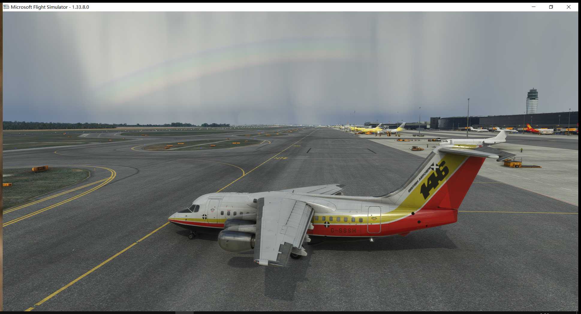 BAE146 with RAINBOW-6141 