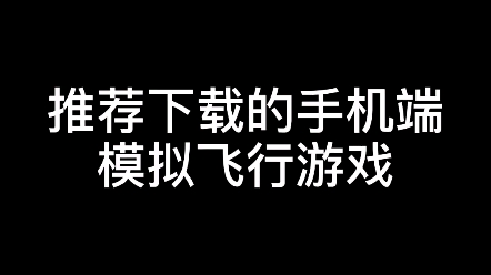 推荐的飞行模拟-1641 