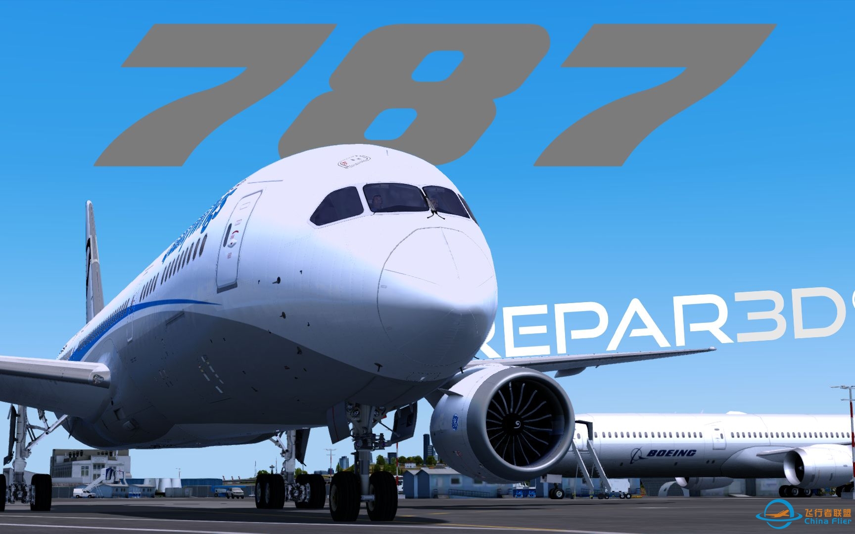 【P3D】787！QualityWings 787 初体验（Prepar3D 飞行模拟）-1310 