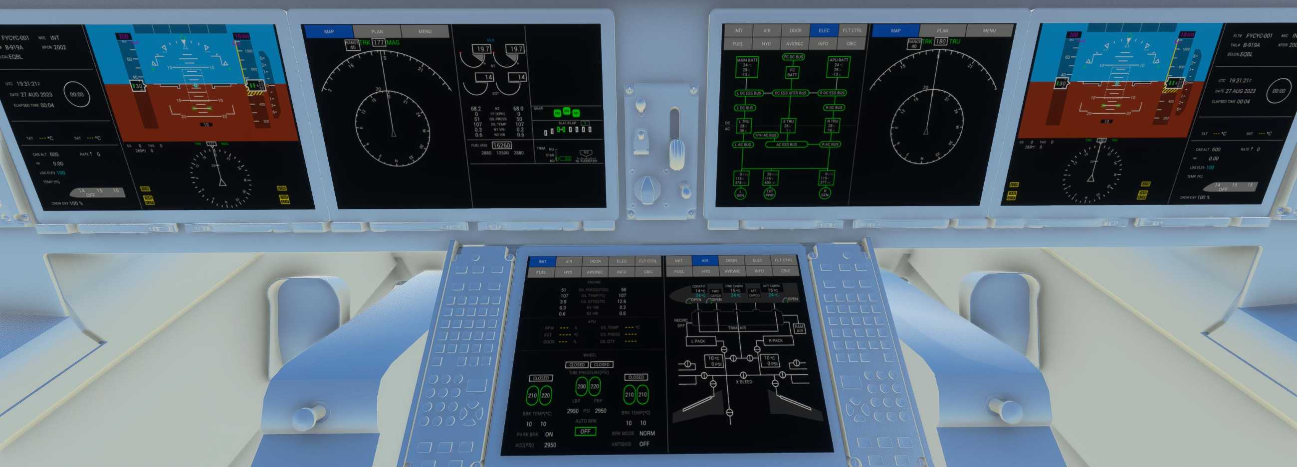 自研C919国产大飞机机模demo 微软模拟飞行演示2.0-3155 