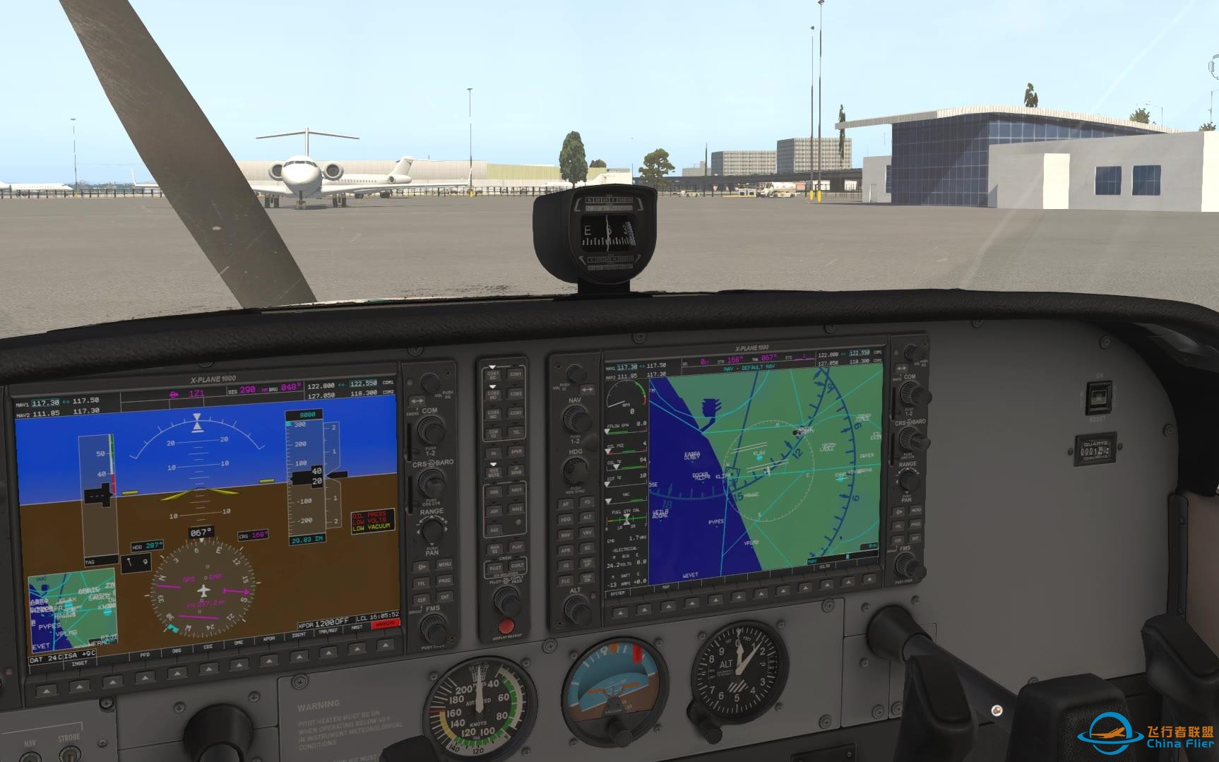 G1000标准进离场的输入《X-Plane 11》-9925 