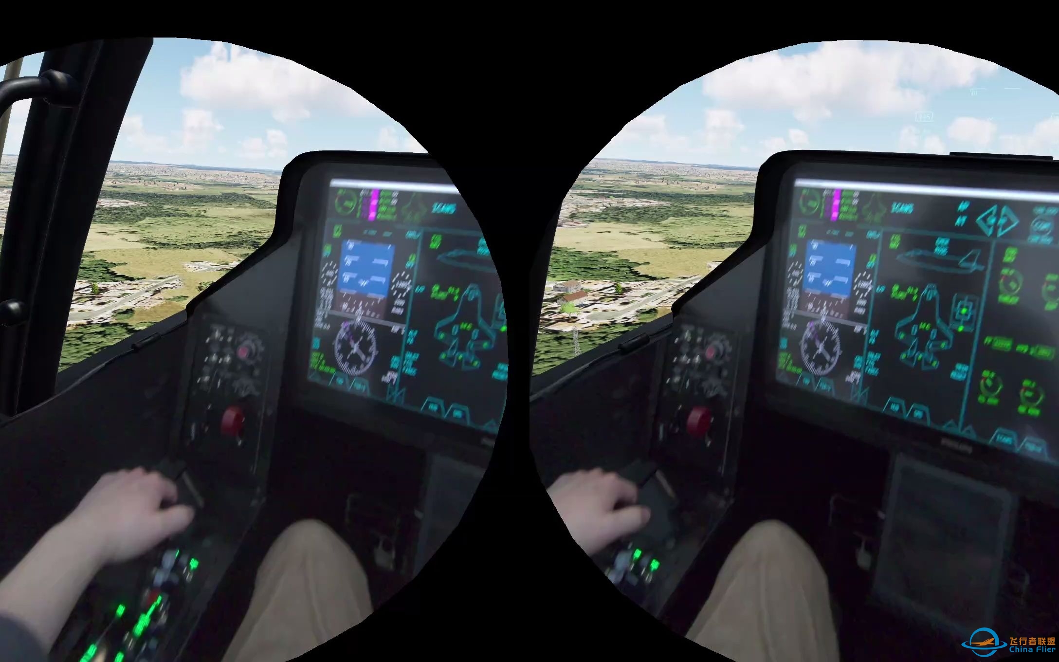 飞行模拟器的终极形态，虚拟与现实的结合，VR+AR=MR，不会录声音，不会录声音，不会录声音-5928 