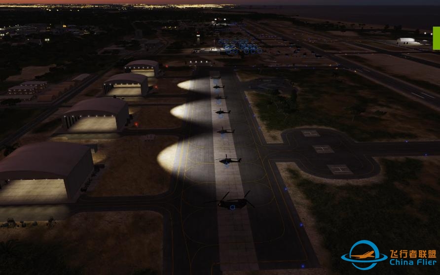 DCS World   歼-11A执行夜间作战任务-1257 