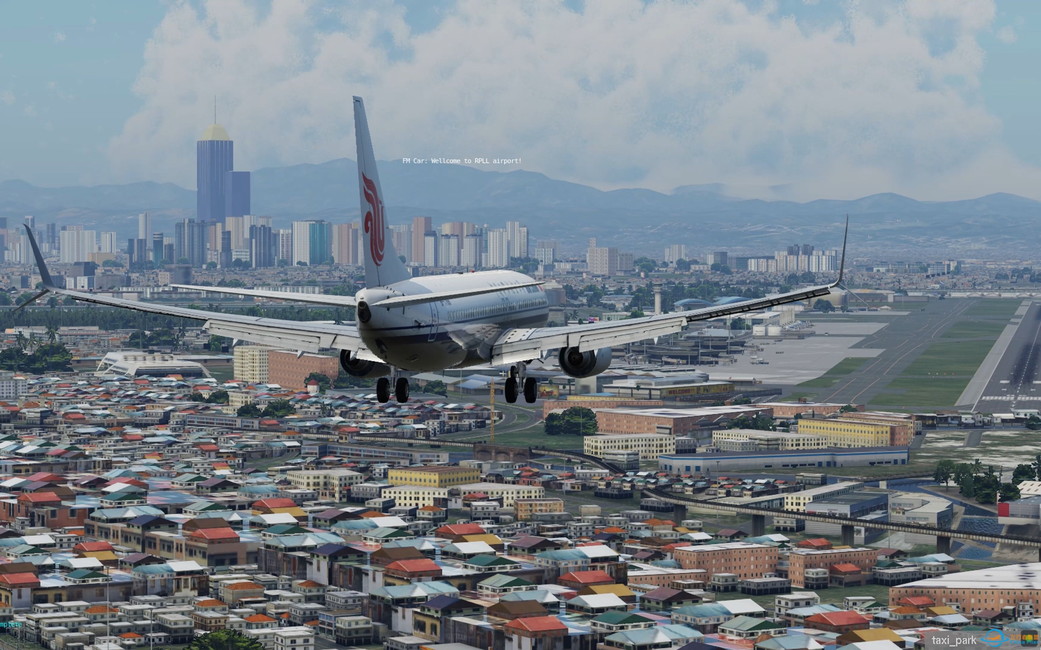 【4K X-Plane 12】国航Boeing 737-800落地菲律宾尼诺伊 • 阿基诺国际机场（RPLL）多角度回放 飞航线以来落的最好的一次(இωஇ)-1578 