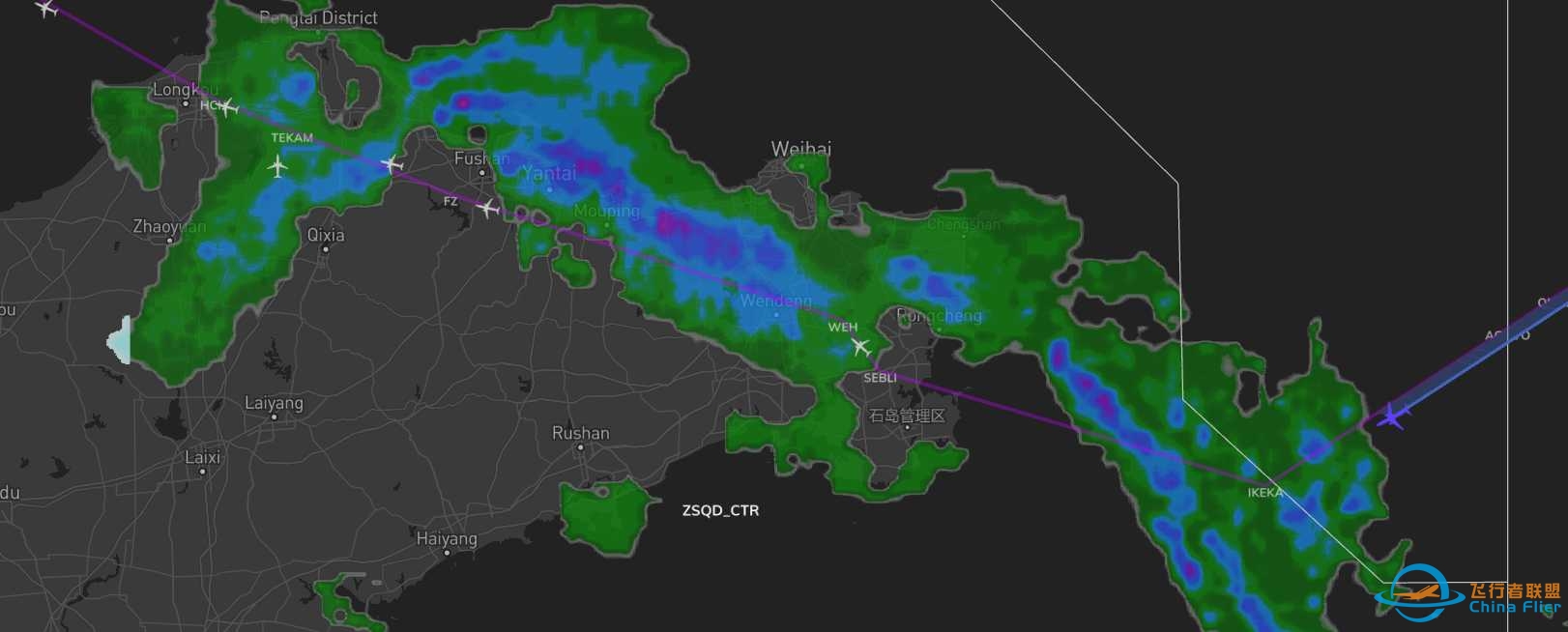 VATSIM RKSI-ZBAA-865 