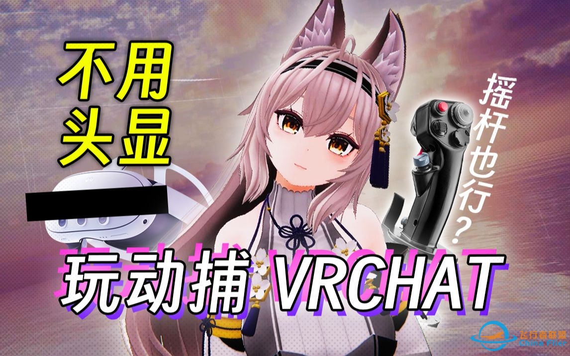 VRCHAT会摇头人棍Pro版，无VR头显单摄像头玩VR游戏教程-9229 