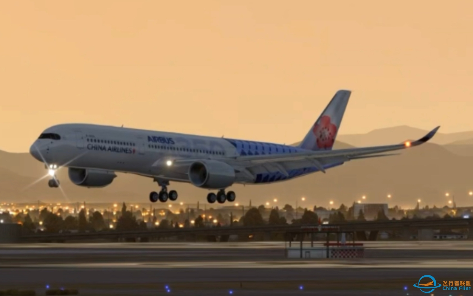 【Xplane11】飞了这么多次A350，依然觉得落地考验手法-9706 