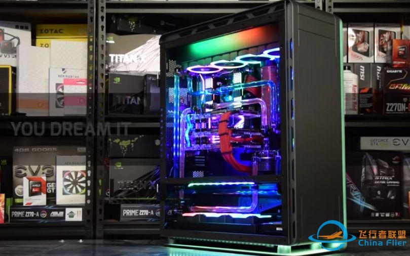 【油管转载】【Vibox】定制飞行模拟VR主机，1080Ti*3 SLi-3951 