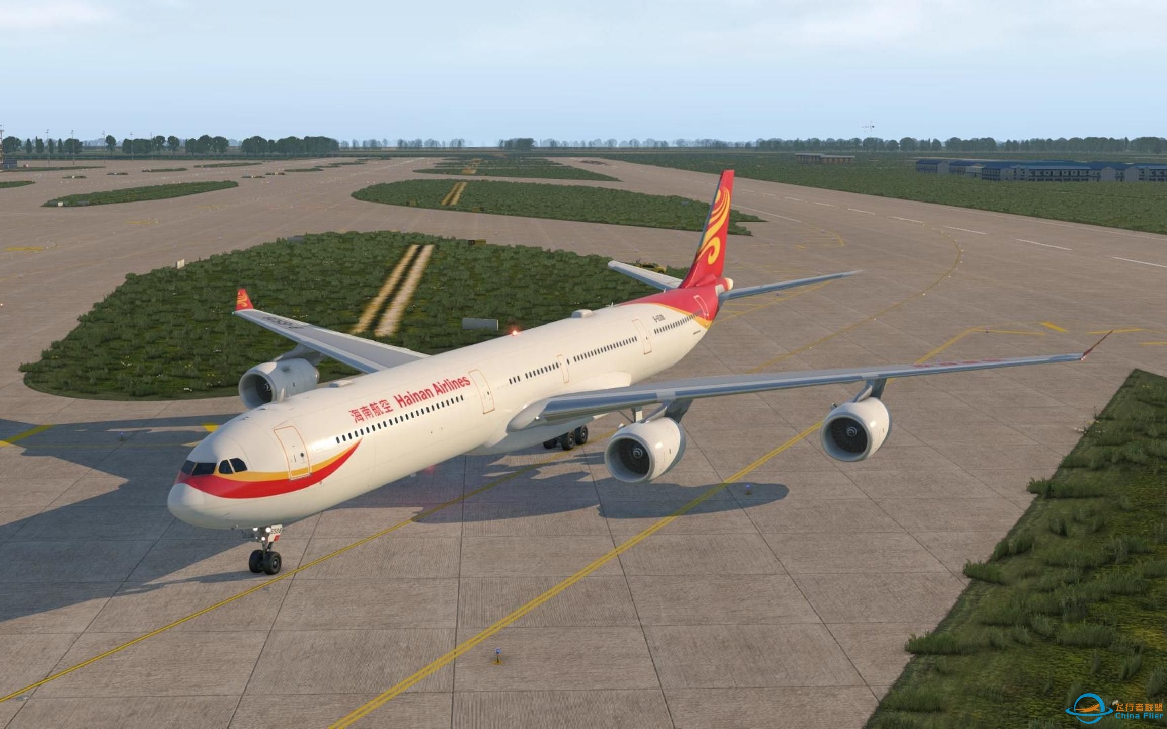 xplane11 Toliss346 个人比较满意的一个落地练习 (11月15日)-5987 