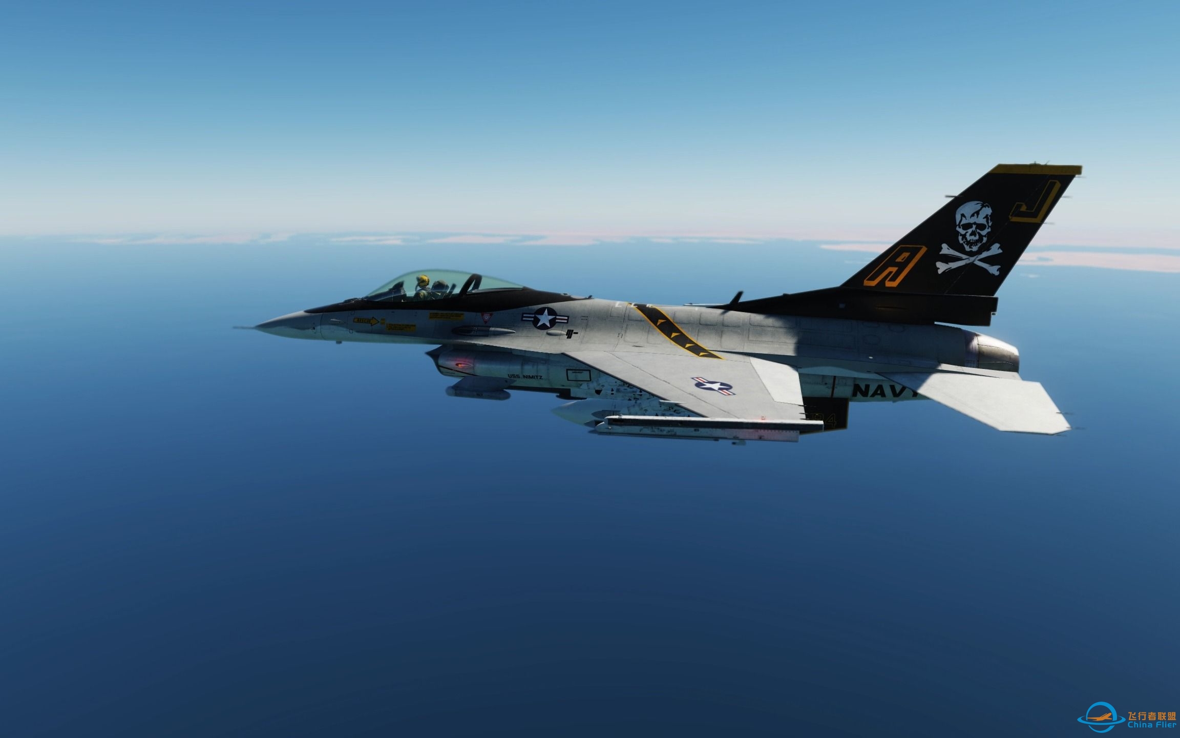 DCS World    F-16现实引擎音效，带上耳机听，宏伟的太多-1424 