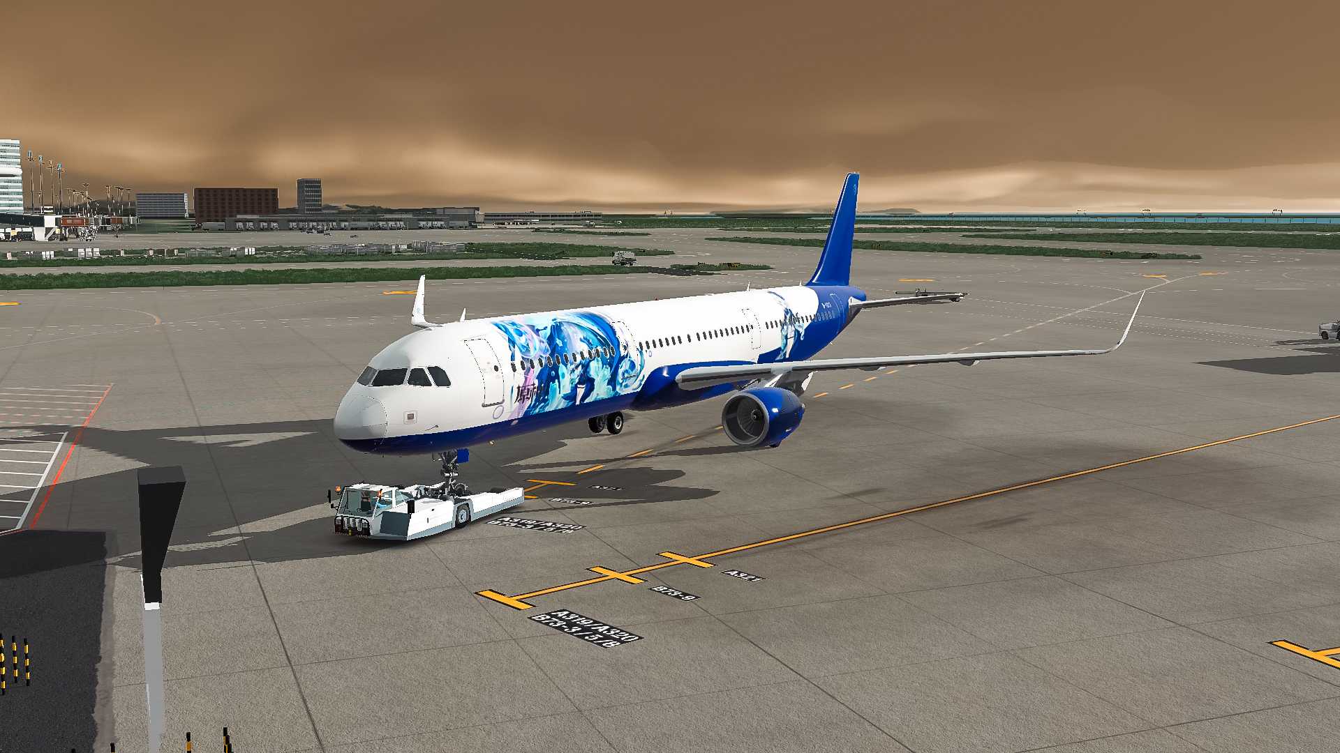 【X-Plane 11】ZGSZ-ZGGG A321原神芙宁娜涂装短途试飞-3697 