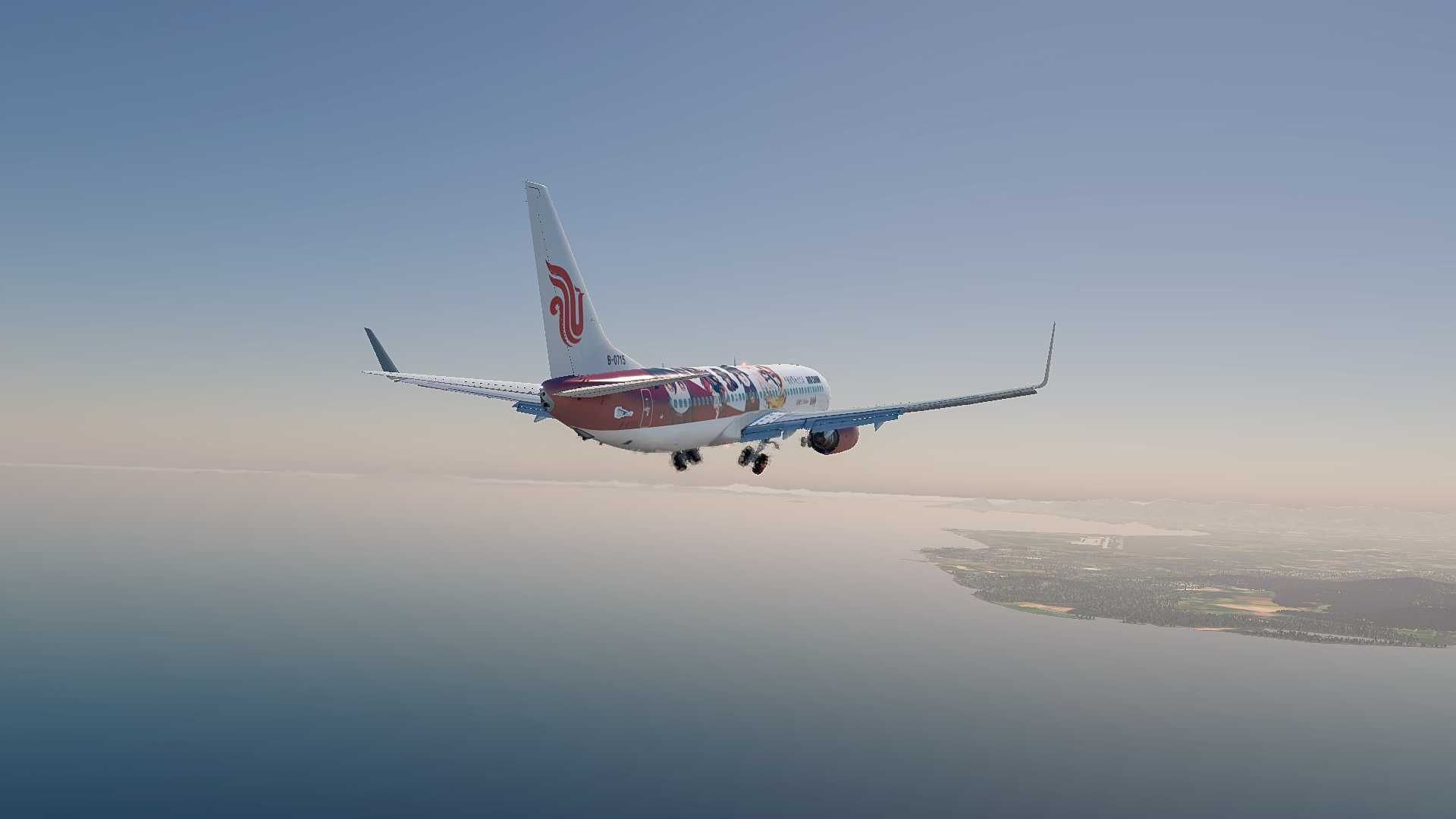 【X-Plane 11】ZSOF-ZSFZ-ZGSZ B737原神胡桃涂装试飞-6398 