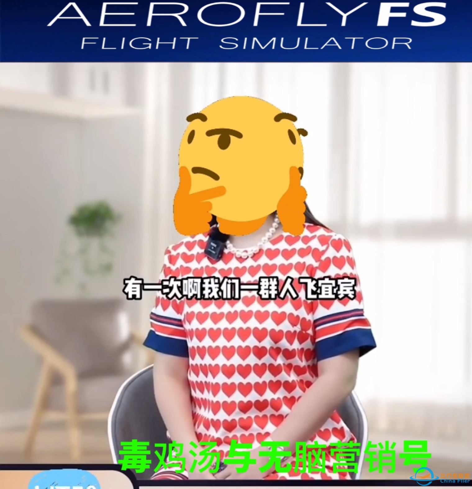 【整活向&amp;amp;Aerofly FS】当你用AF复刻营销的毒鸡汤文案...-4116 