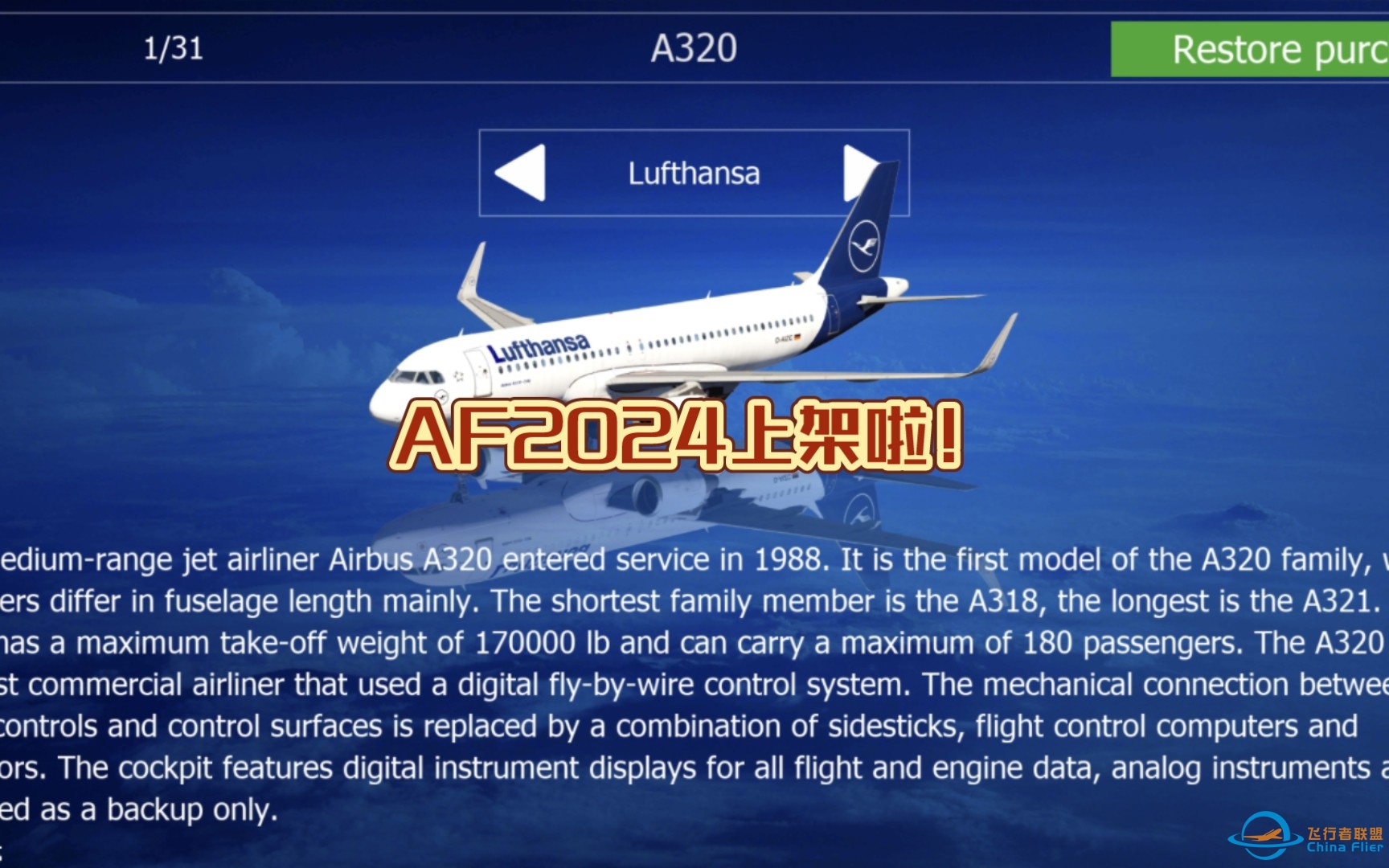 全网第3发评测，Aerofly Fs 2024评测！-8991 