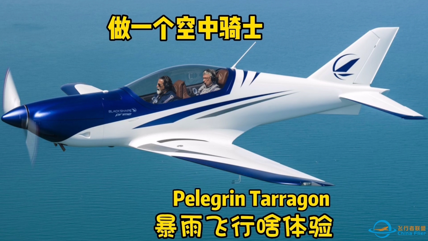 暴雨飞行啥体验？造一架空中骑士Pellegrini Tarragon-4780 