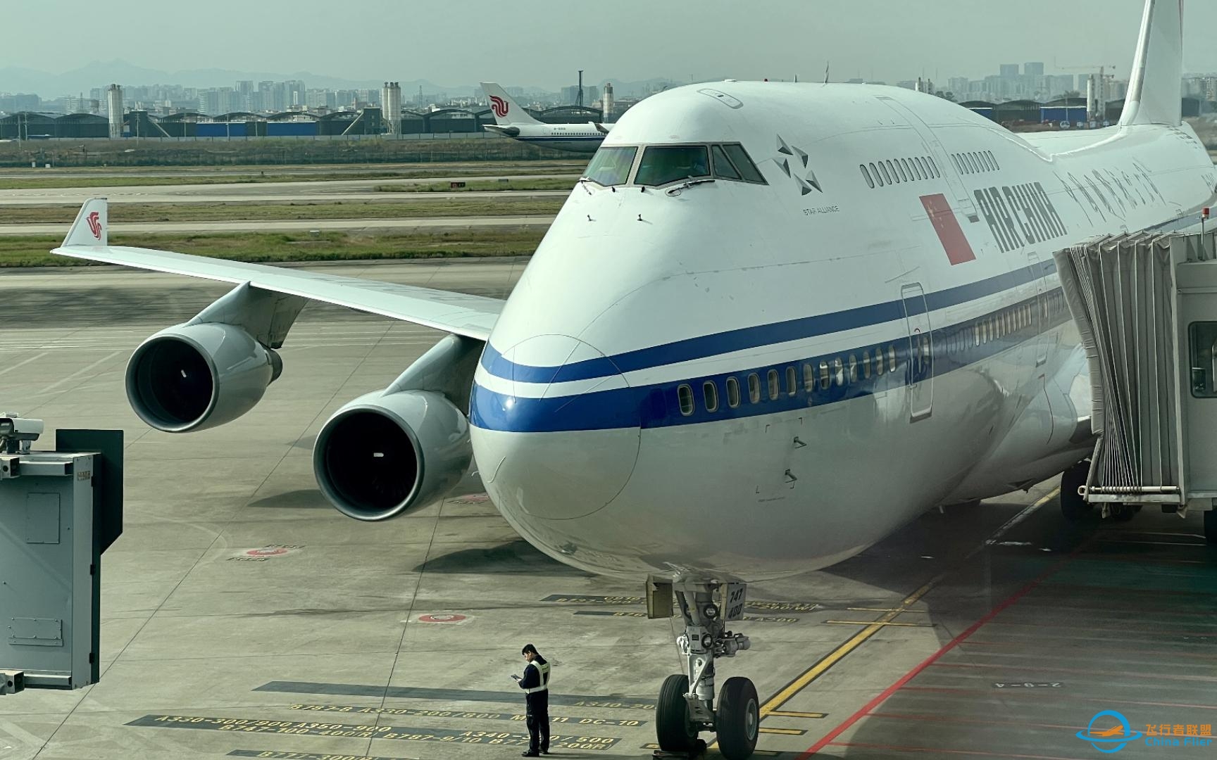 【飞行体验】国航波音747-400 二层商务-6344 