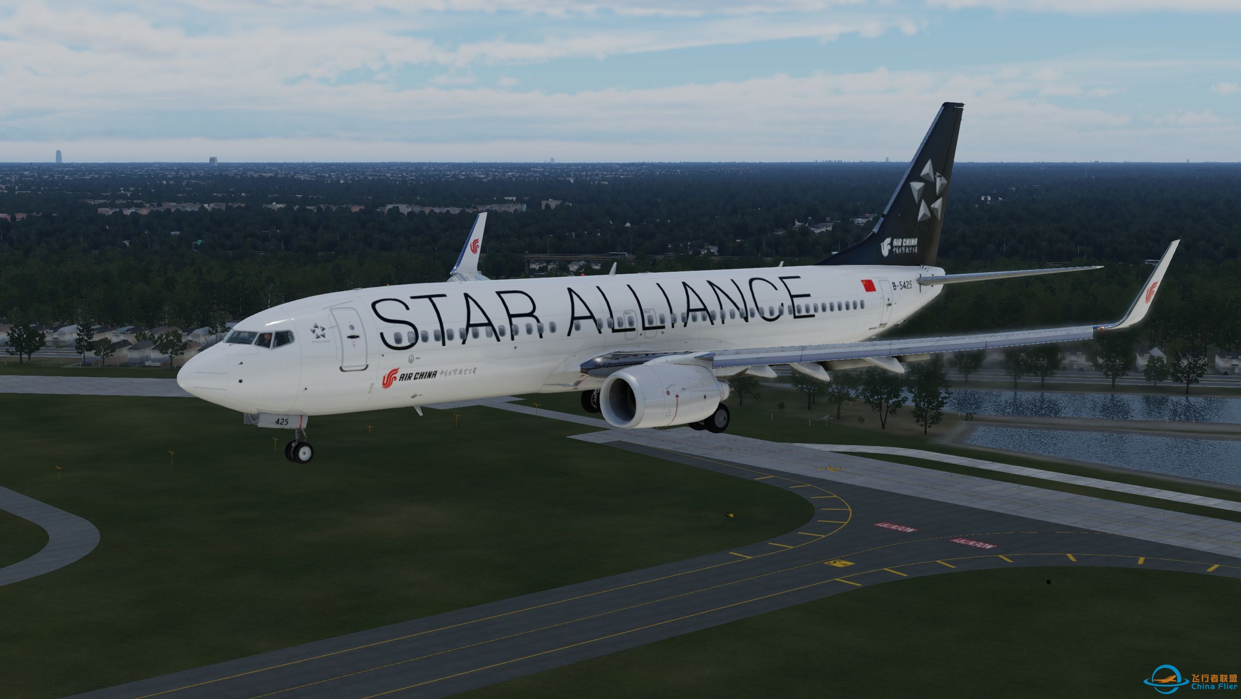 飞行模拟Xplane12 波音737降落-229 