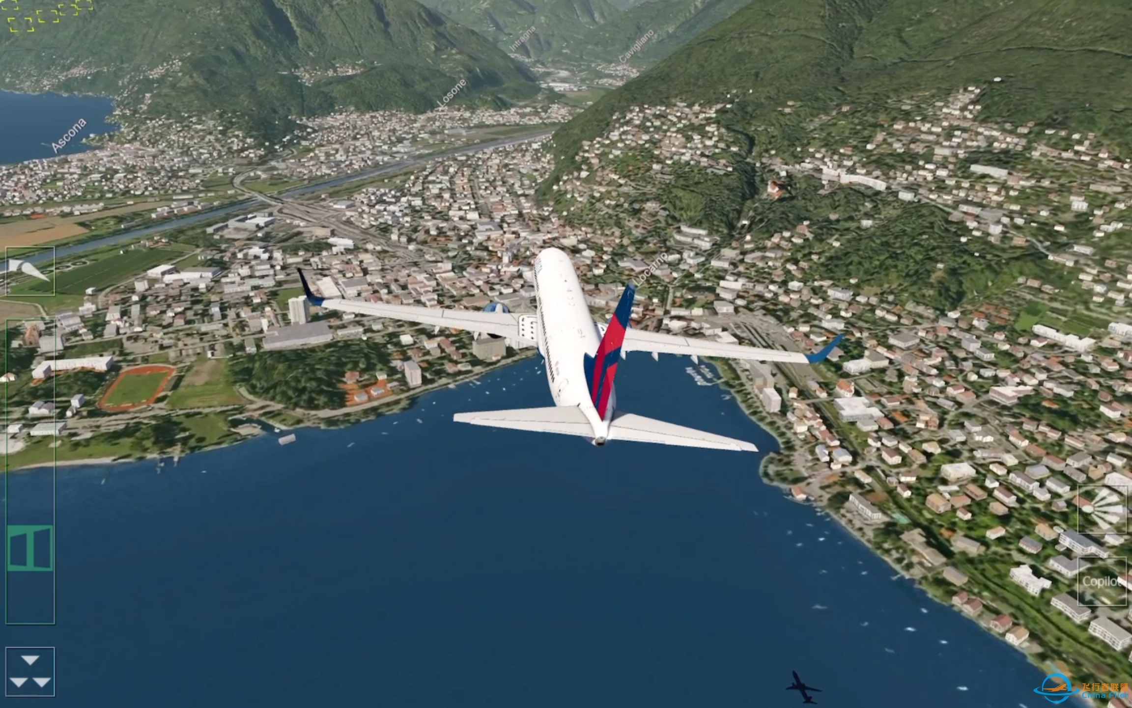 iPad Pro 60帧运行移动版aerofly fs global 最美瑞士地景配建筑-7920 