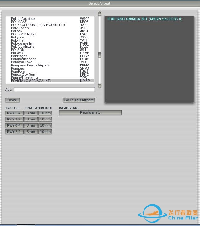 xplane10怎么选择降落的机场-513 