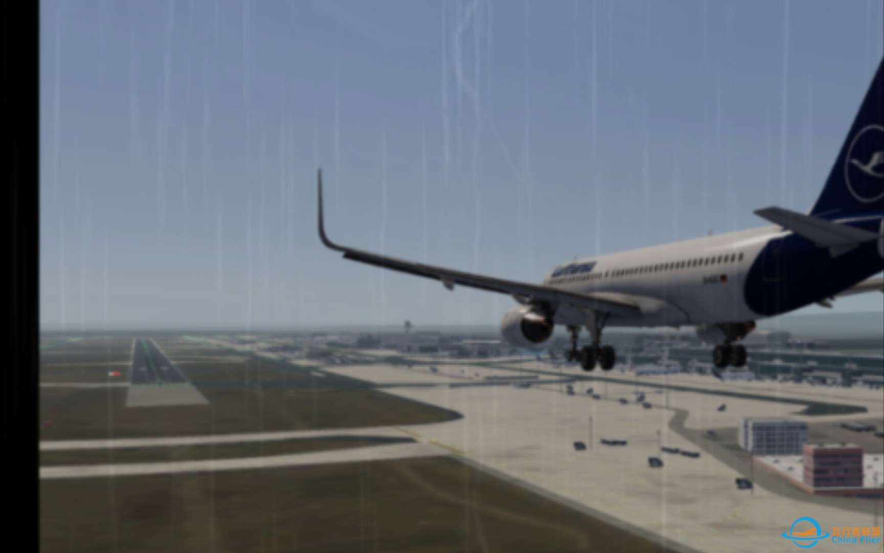 【Aerofly fs2023】汉莎航空A320雨天落地EDDF/FRA-9089 