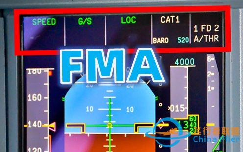 「飞行方式信号牌(FMA)」简介【空客A320系列教程 09】-7049 