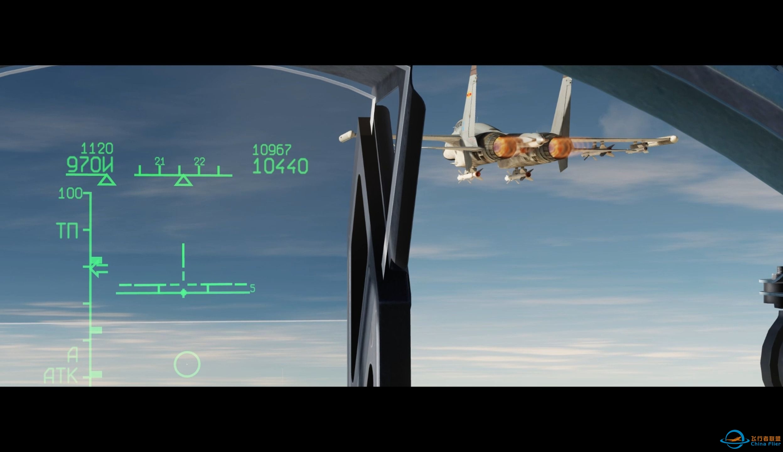 (DCSWORLD)数字模拟世界战斗机双机高空歼敌-2034 
