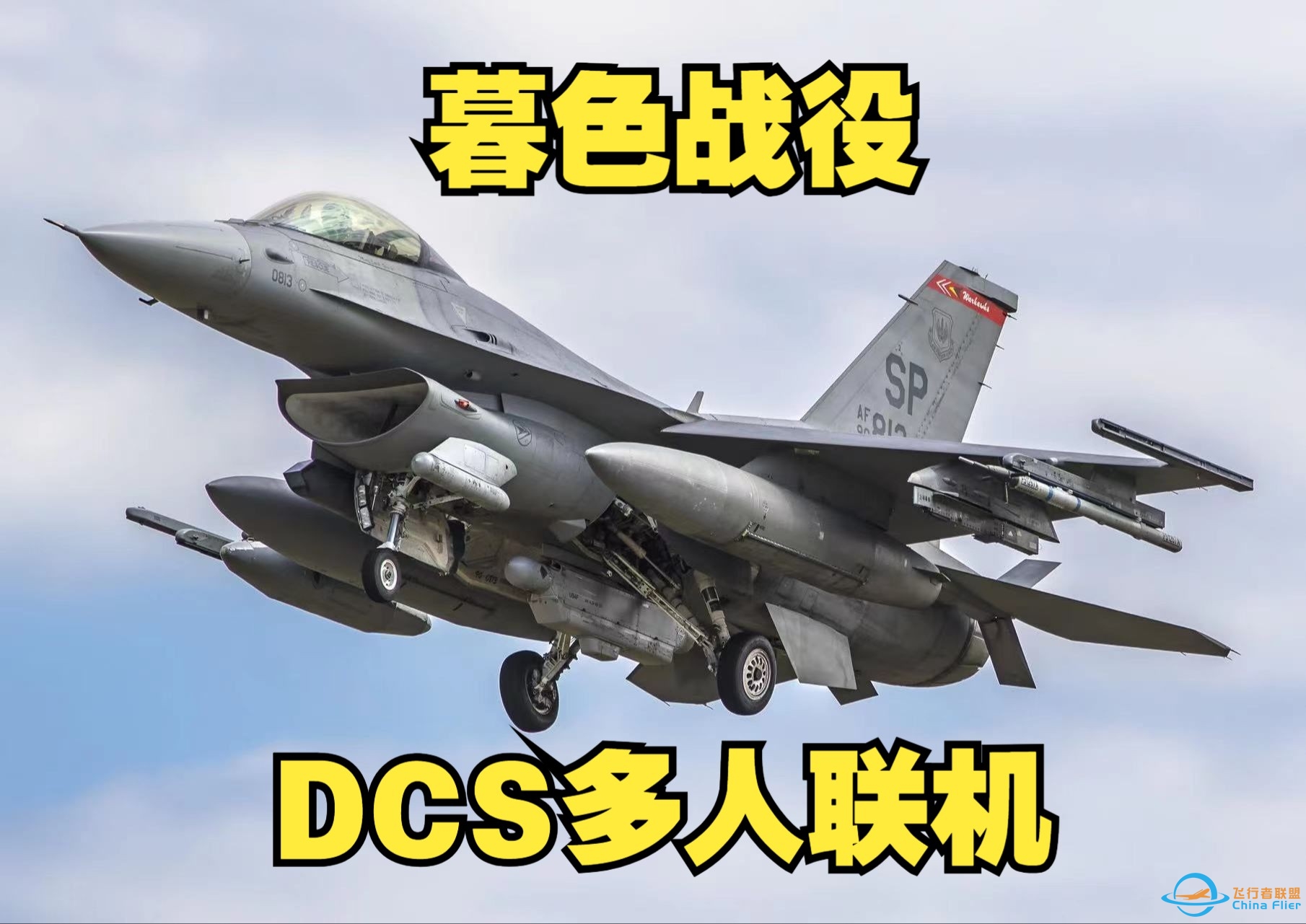 【DCS】二号机视角！多人联飞战役-4941 