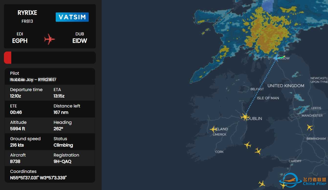 vRYR THE GRAND TOUR LEG3 EGPH-EIDW-781 