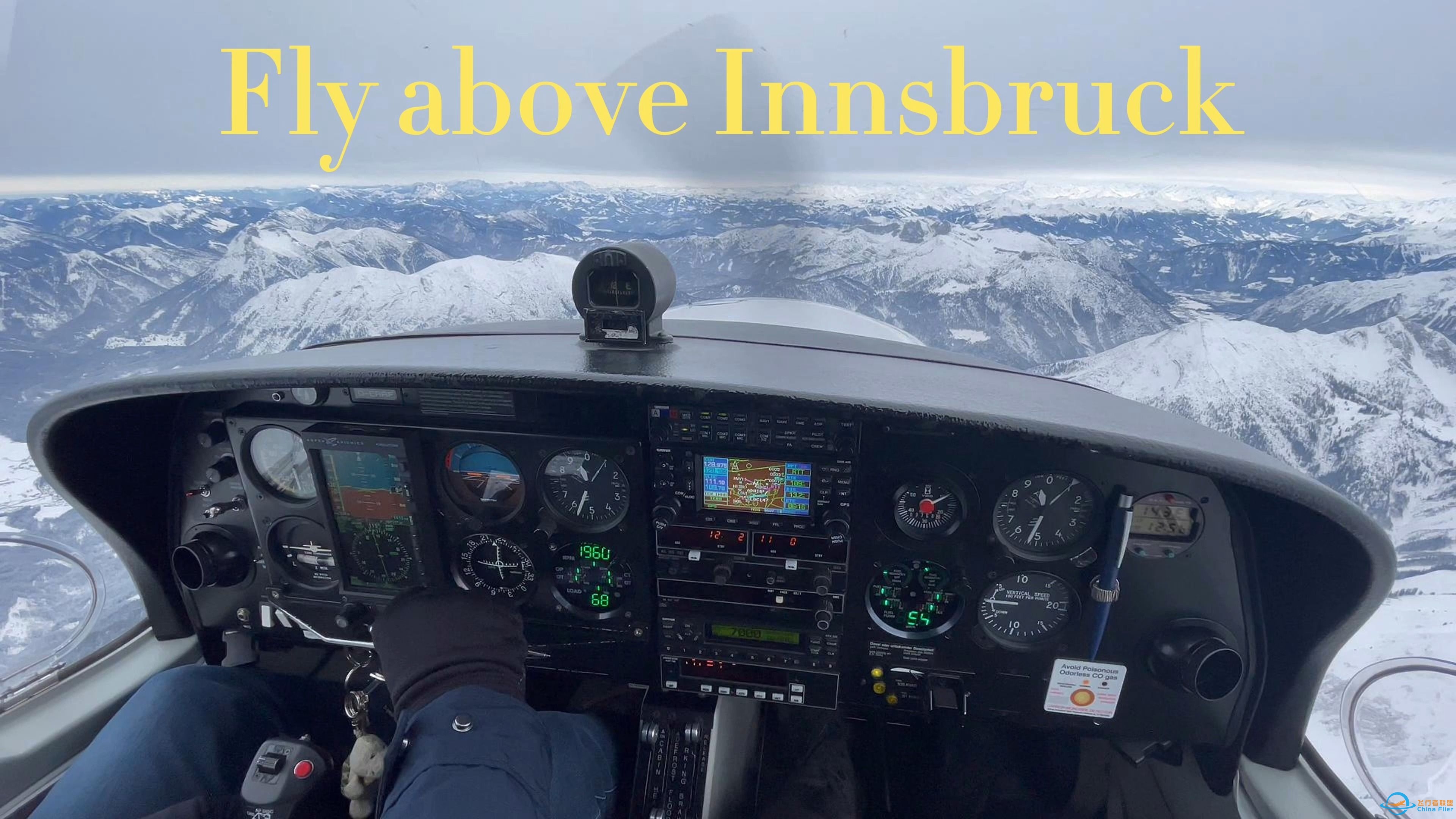 Fly above Innsbruck 因斯布鲁克DA40飞行体验-2024 