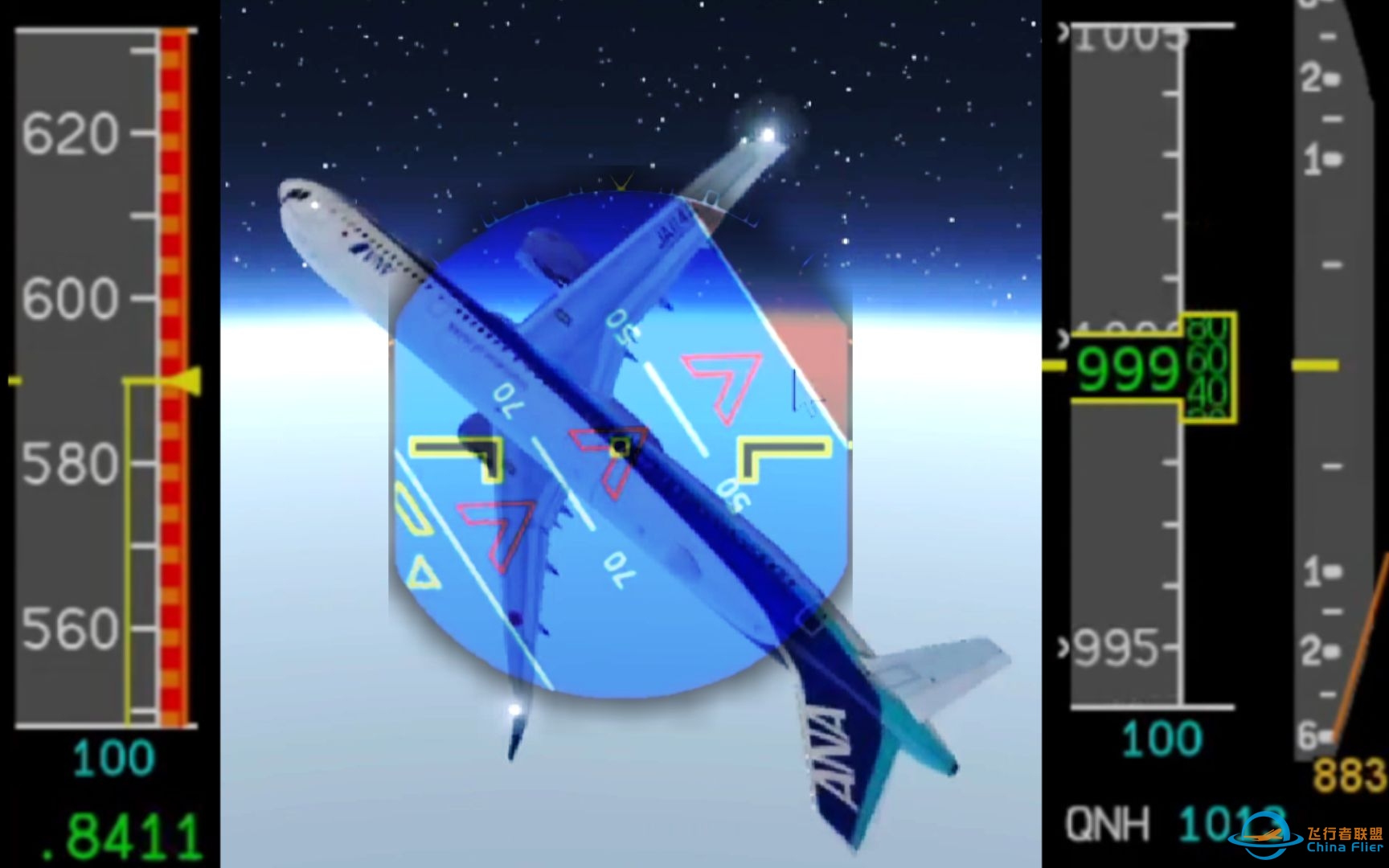 星际穿越，但是空客A320-2557 