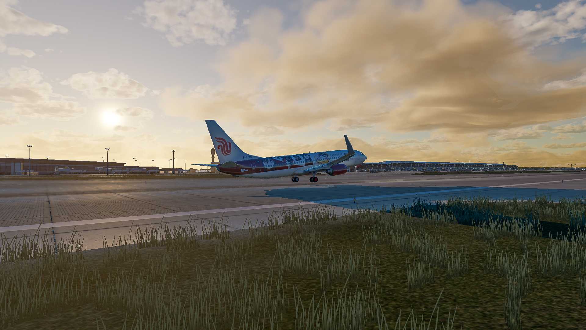 【X-Plane 11】ZSPD-ZUTF 活动转场飞行 （ALTN ZHHH）-3785 