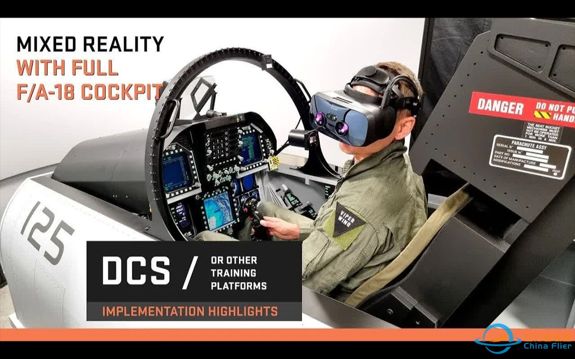 DCS中的混合现实与F/A-18全真座舱模拟Mixed Reality with DCS and full F/A-18 cockpit simulator-2463 