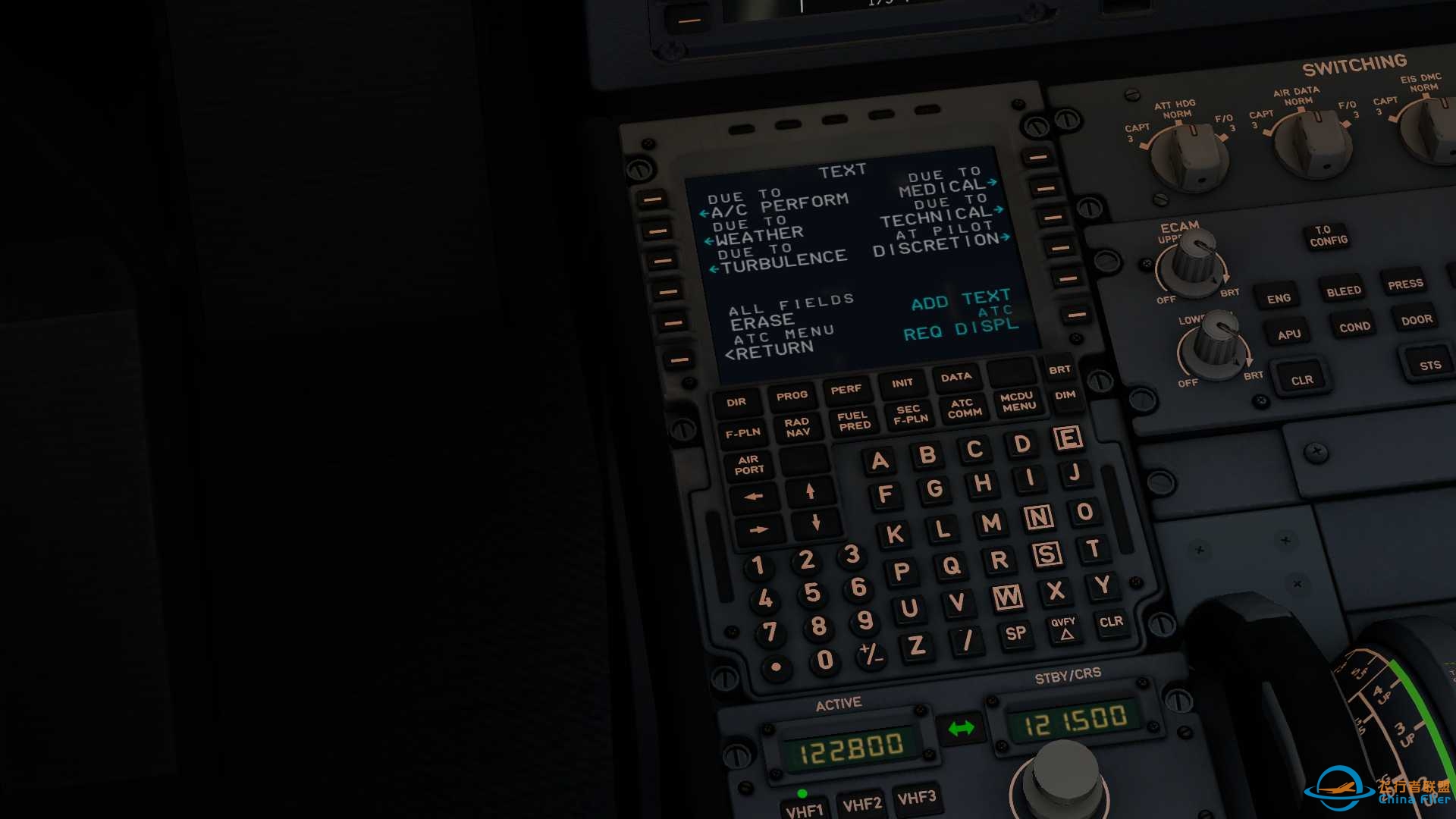 【首发】X-Plane里也能用CPDLC？再不用担心插不进对话了 Part 2-7902 